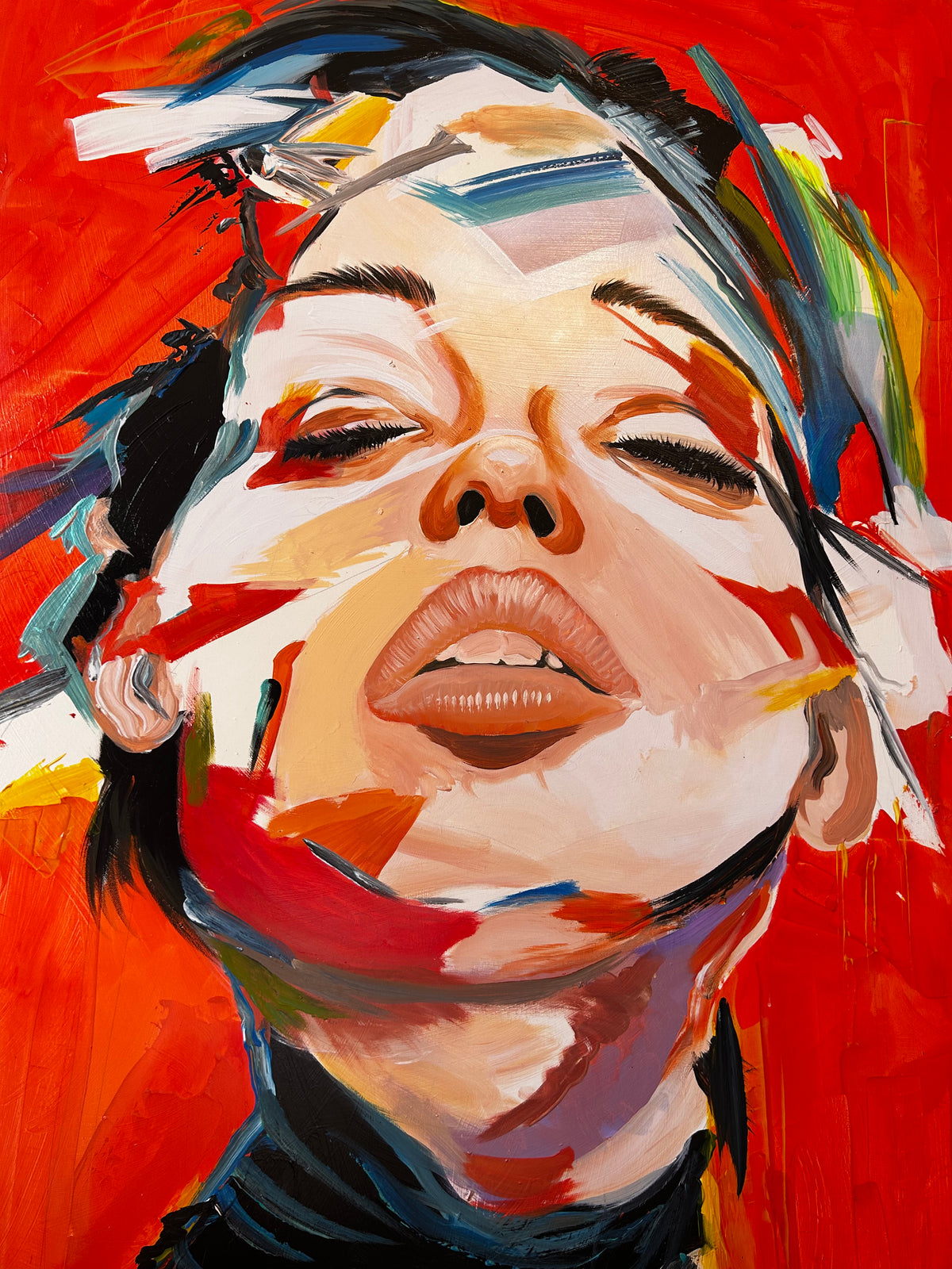 Clive Fredriksson – Original Contemporary Oil Portrait